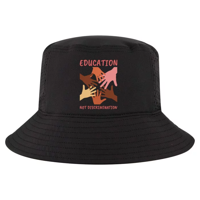 Education Not Discrimination Cool Comfort Performance Bucket Hat