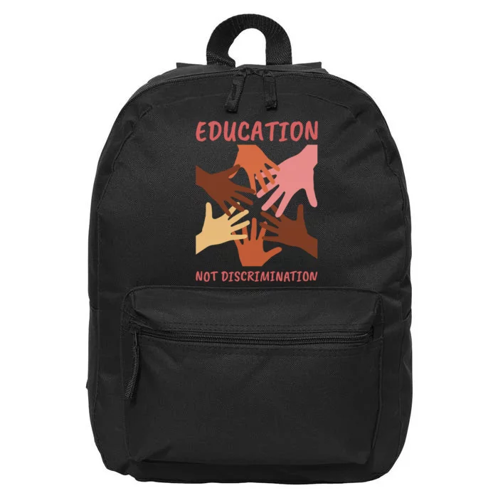 Education Not Discrimination 16 in Basic Backpack