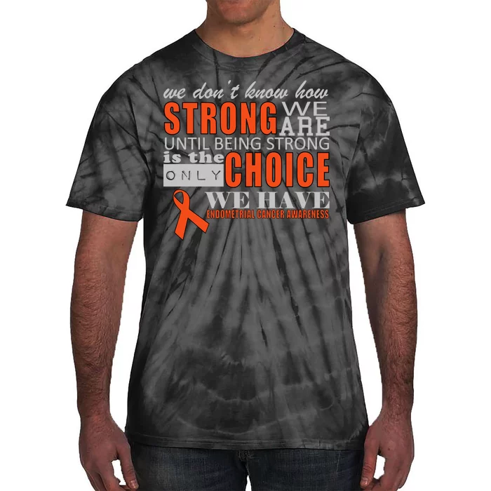 Endometrial Cancer Awareness Tie-Dye T-Shirt