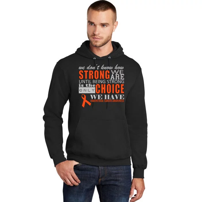 Endometrial Cancer Awareness Tall Hoodie