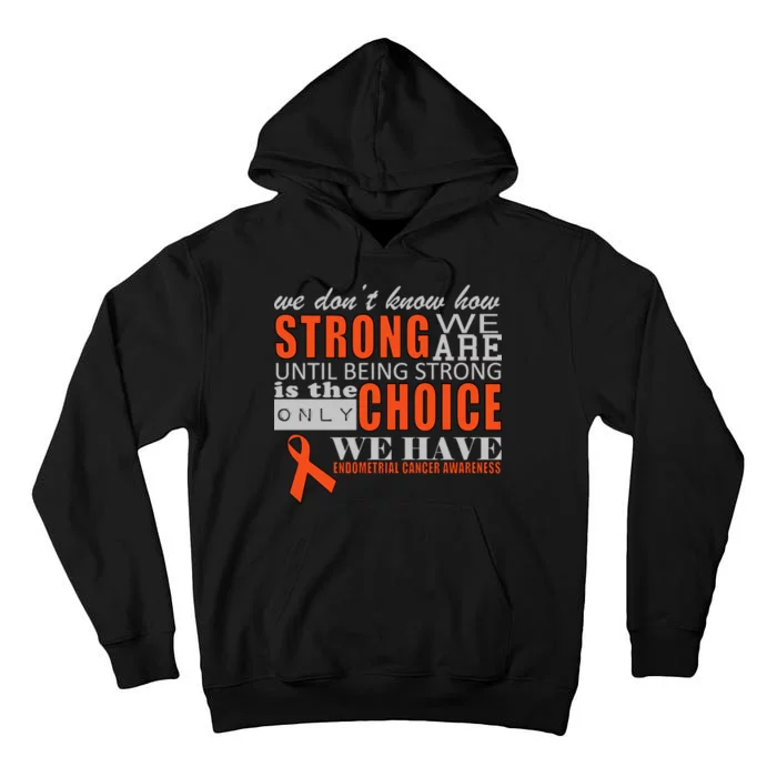 Endometrial Cancer Awareness Tall Hoodie