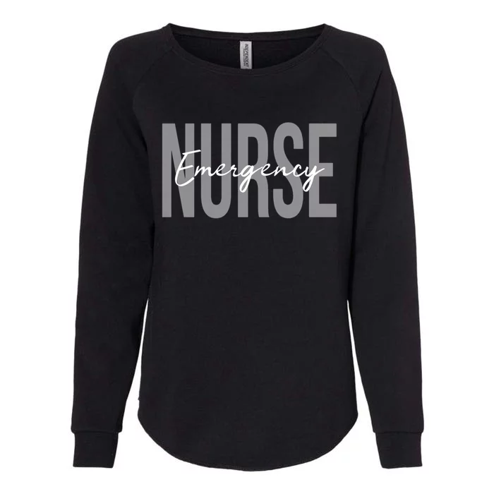 Er Nurse Emergency Room Nurse Registered Nurse Funny Gift Womens California Wash Sweatshirt