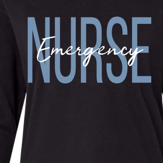 Er Nurse Emergency Room Nurse Registered Nurse Gift Womens Cotton Relaxed Long Sleeve T-Shirt