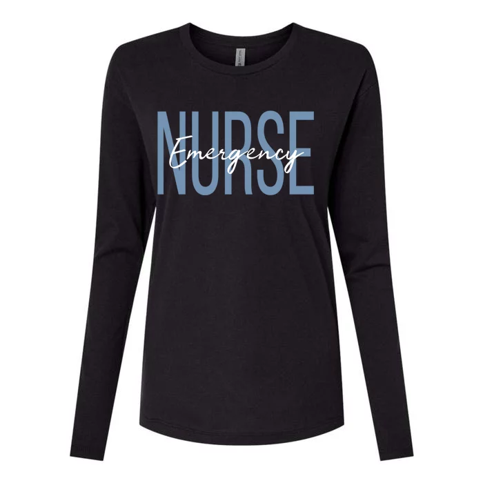 Er Nurse Emergency Room Nurse Registered Nurse Gift Womens Cotton Relaxed Long Sleeve T-Shirt