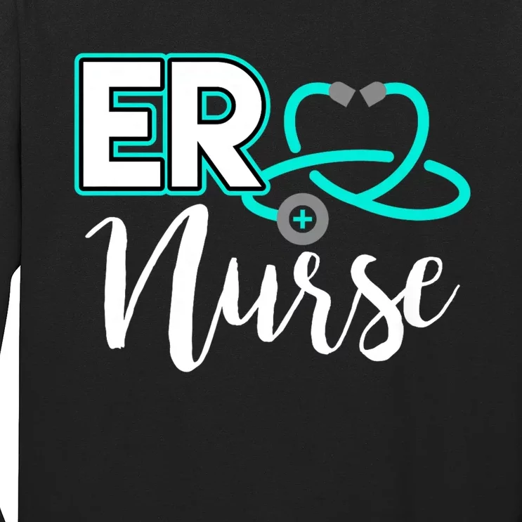 Er Nurse Emergency Room Medical Nursing School Nurse Day Long Sleeve Shirt