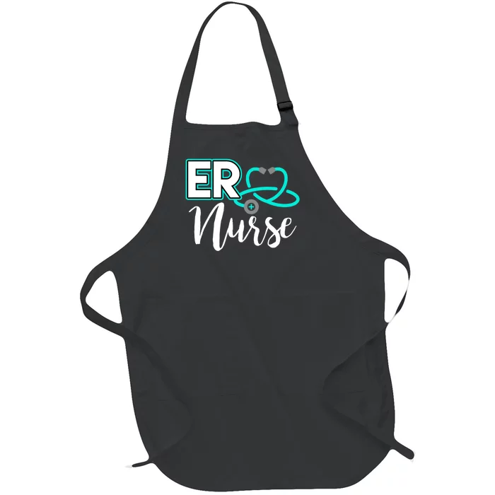 Er Nurse Emergency Room Medical Nursing School Nurse Day Full-Length Apron With Pocket