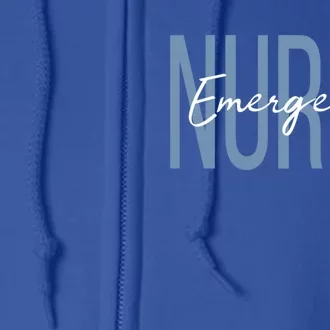 Er Nurse Emergency Room Nurse Registered Nurse Gift Full Zip Hoodie