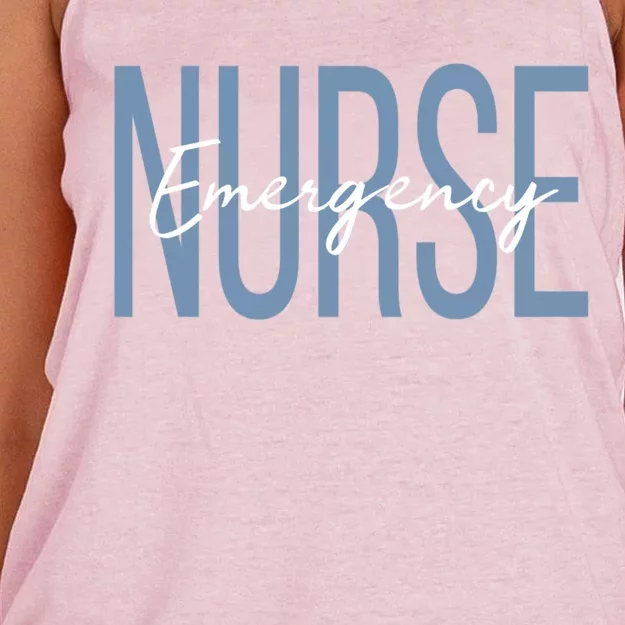 Er Nurse Emergency Room Nurse Registered Nurse Gift Women's Knotted Racerback Tank