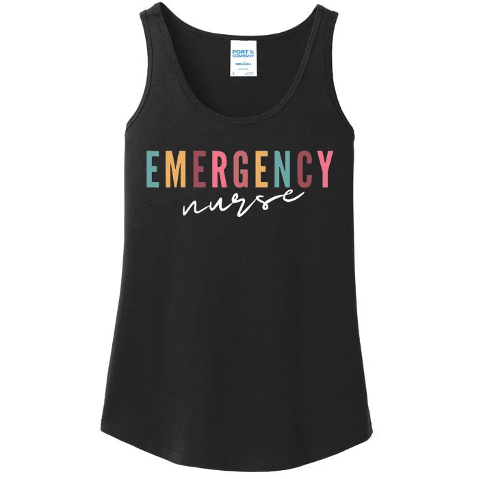 ER Nurse Emergency Room Nurse School Women Nursing Ladies Essential Tank