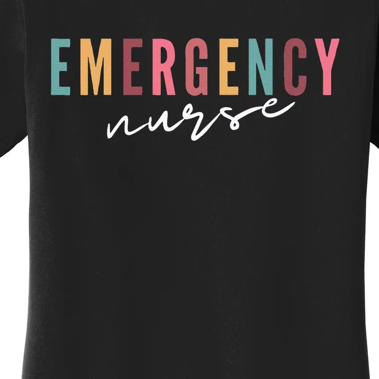 ER Nurse Emergency Room Nurse School Women Nursing Women's T-Shirt