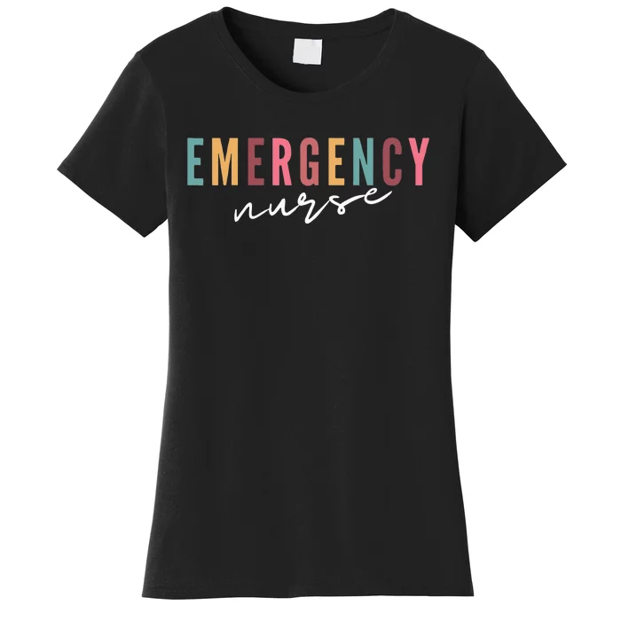 ER Nurse Emergency Room Nurse School Women Nursing Women's T-Shirt