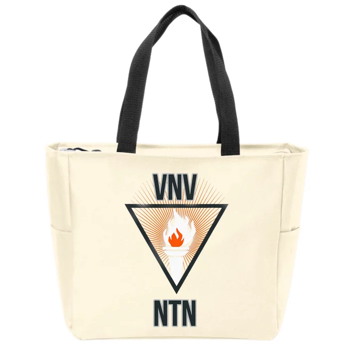 EBM Nation Electronic Body Music PROVNVNTN Zip Tote Bag