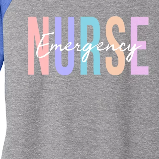 Er Nurse Emergency Room Nurse Registered Nurse Funny Gift Women's Tri-Blend 3/4-Sleeve Raglan Shirt