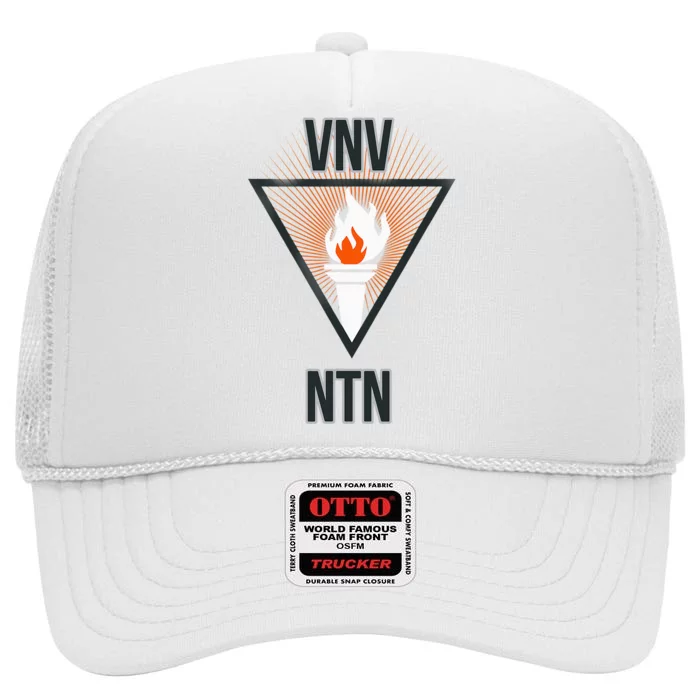 EBM Nation Electronic Body Music PRO VNV NTN High Crown Mesh Trucker Hat