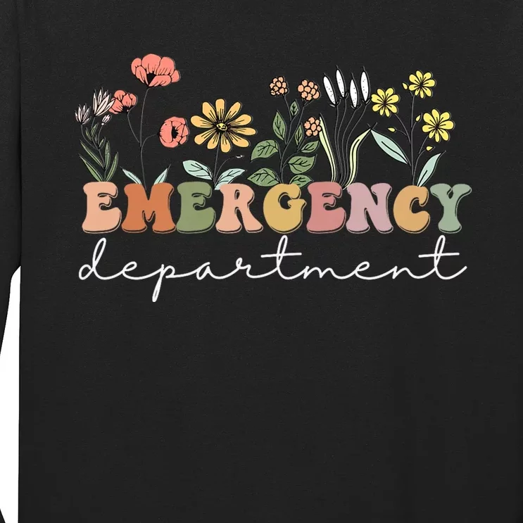 Er Nurse Emergency Department Emergency Room Healthcare Long Sleeve Shirt