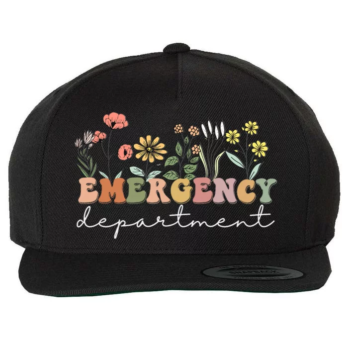 Er Nurse Emergency Department Emergency Room Healthcare Wool Snapback Cap