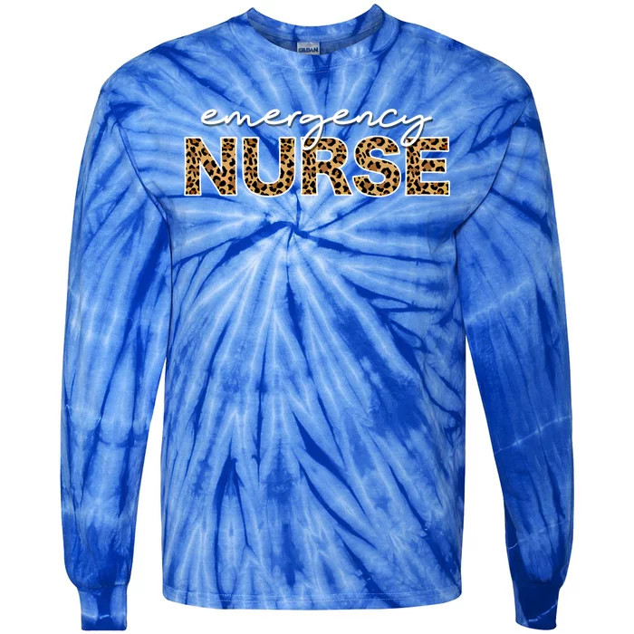 Emergency Nurse Er Nurse Er Nursing Gift Tie-Dye Long Sleeve Shirt