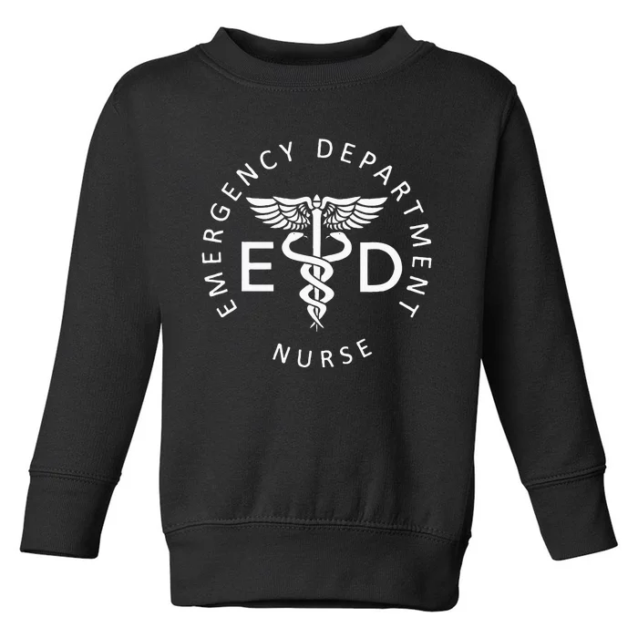 Emergency Nurse ED Nurse ER Emergency Department Nurse Week Toddler Sweatshirt