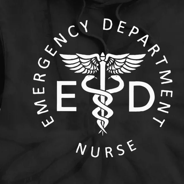 Emergency Nurse ED Nurse ER Emergency Department Nurse Week Tie Dye Hoodie