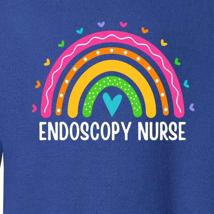 Endoscopy Nurse Endo Nurse Rainbow Gi Colon Nursing Meaningful Gift Toddler Sweatshirt