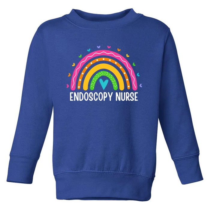 Endoscopy Nurse Endo Nurse Rainbow Gi Colon Nursing Meaningful Gift Toddler Sweatshirt