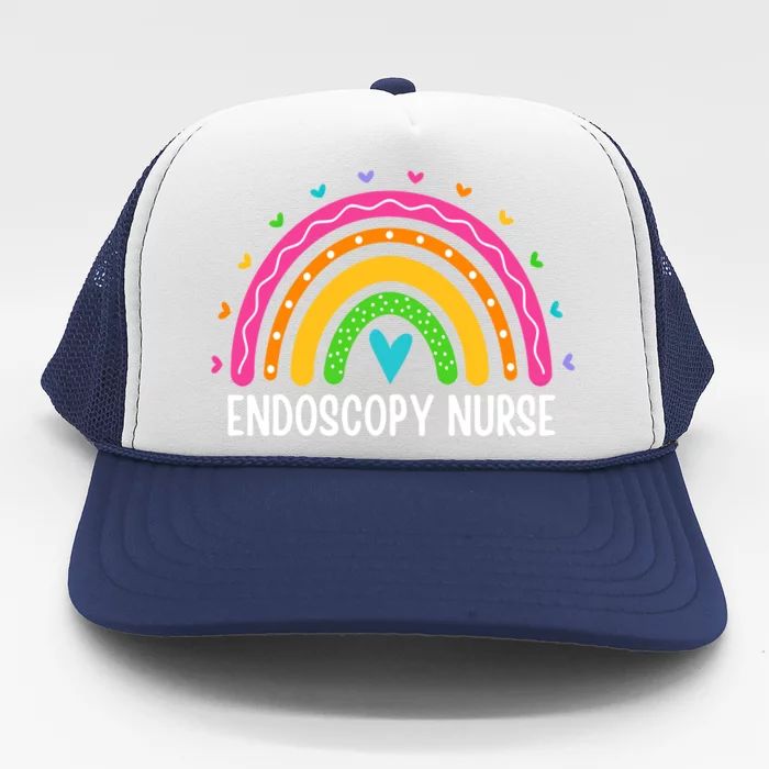 Endoscopy Nurse Endo Nurse Rainbow Gi Colon Nursing Meaningful Gift Trucker Hat