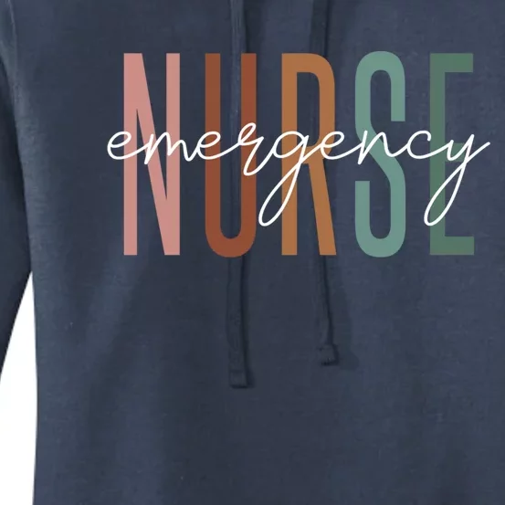 Emergency Nurse Er Nurse Doctor Nursing School Cute Gift Women's Pullover Hoodie