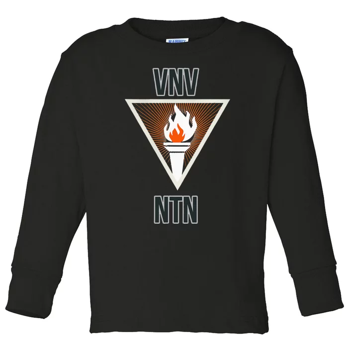 EBM Nation Electronic Body Music PRO VNV NTN Toddler Long Sleeve Shirt