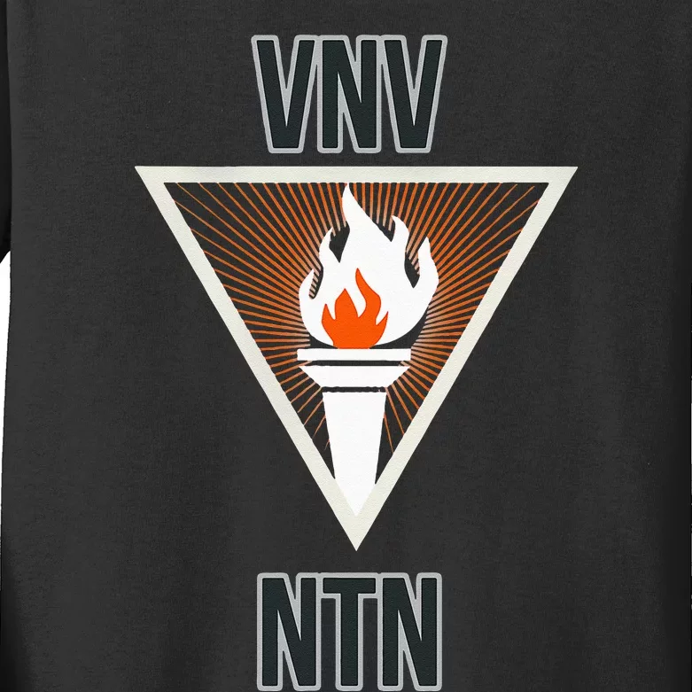 EBM Nation Electronic Body Music PRO VNV NTN Kids Long Sleeve Shirt