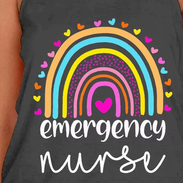 ER Nurse Emergency Nurse Nurses Day Women's Knotted Racerback Tank