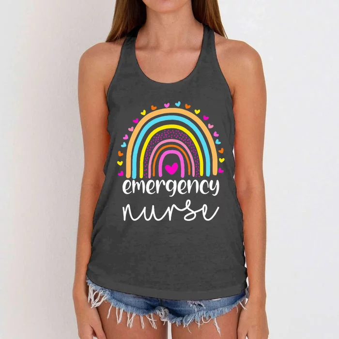 ER Nurse Emergency Nurse Nurses Day Women's Knotted Racerback Tank