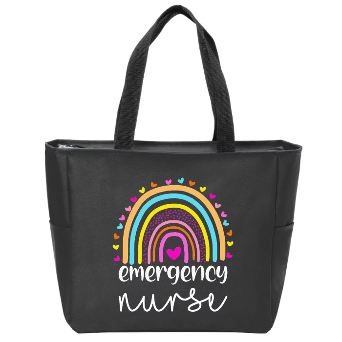 ER Nurse Emergency Nurse Nurses Day Zip Tote Bag