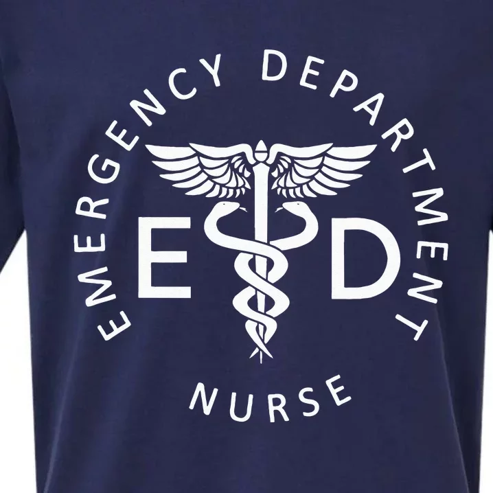 Emergency Nurse ED Nurse ER Emergency Department Nurse Week Sueded Cloud Jersey T-Shirt