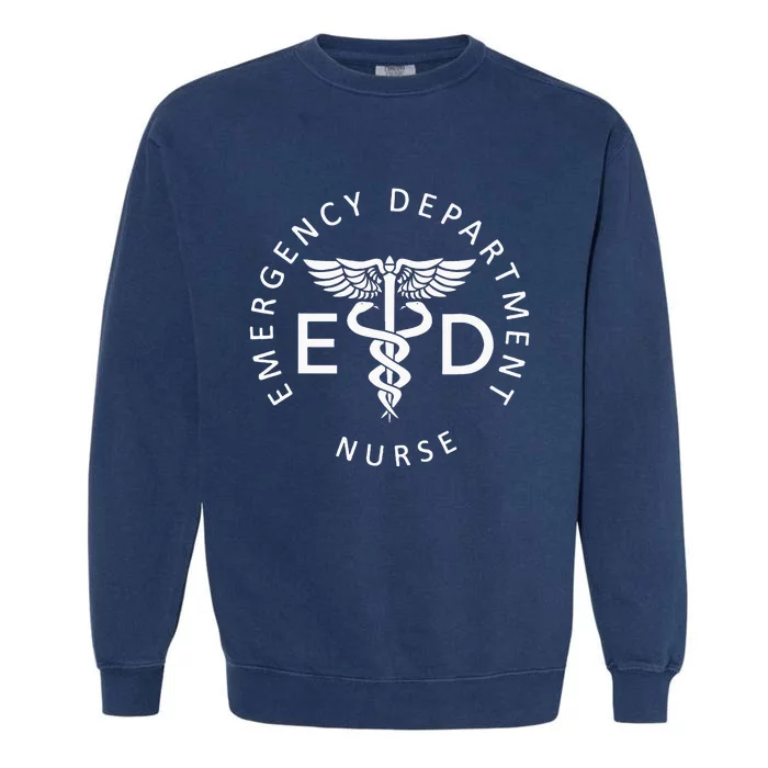 Emergency Nurse ED Nurse ER Emergency Department Nurse Week Garment-Dyed Sweatshirt