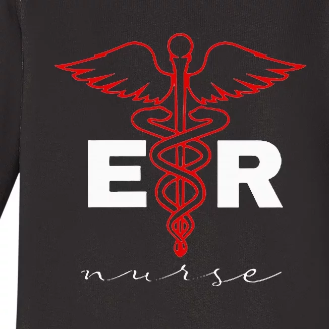 Er Nurse Emergency Department Registered Nurses Week Baby Long Sleeve Bodysuit