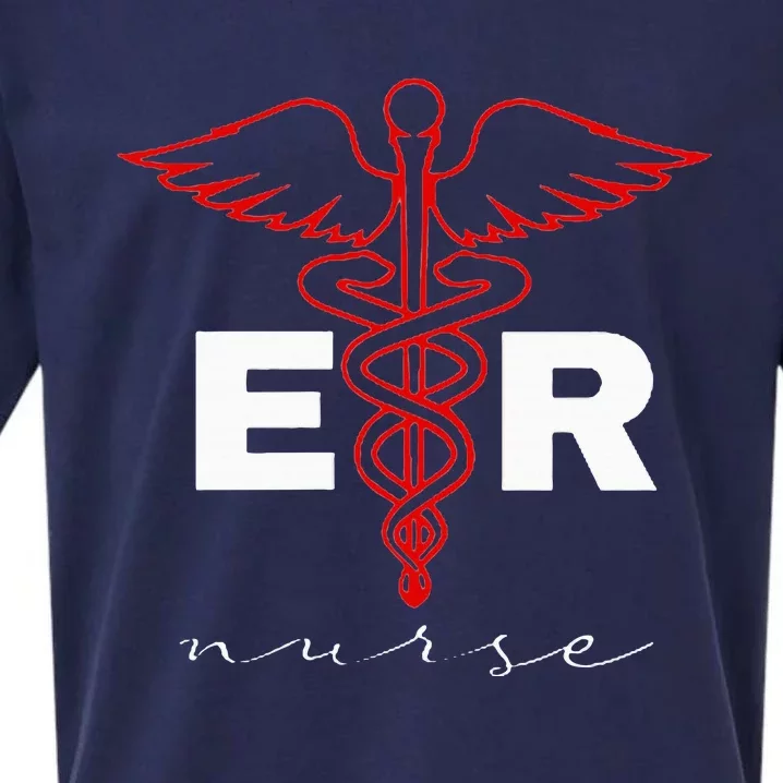 Er Nurse Emergency Department Registered Nurses Week Sueded Cloud Jersey T-Shirt