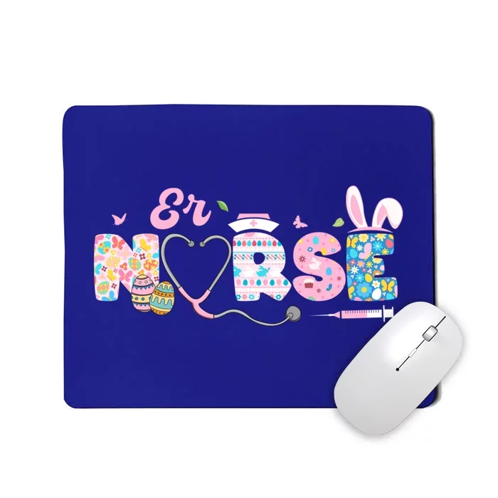 Er Nurse Easter Bunny Easter Egg Stethoscope Nurse Easter Gift Mousepad