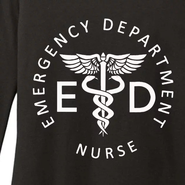 Emergency Nurse ED Nurse ER Emergency Department Nurse Week Womens CVC Long Sleeve Shirt