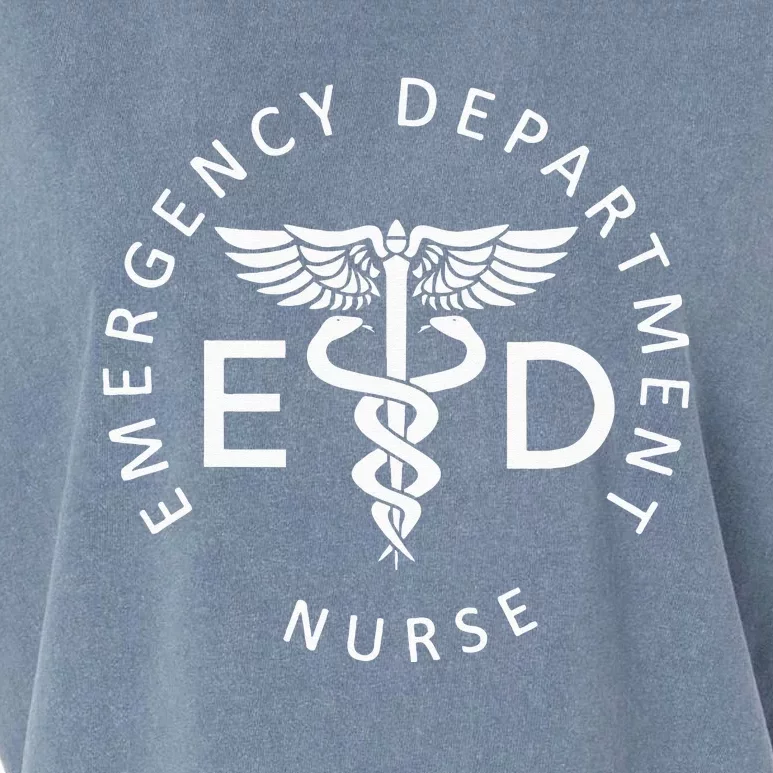 Emergency Nurse ED Nurse ER Emergency Department Nurse Week Garment-Dyed Women's Muscle Tee