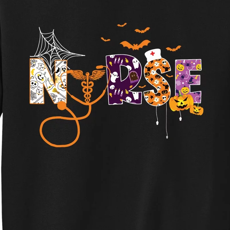 Emergency Nurse Er Nurse Halloween Spooky Season Nursing Sweatshirt