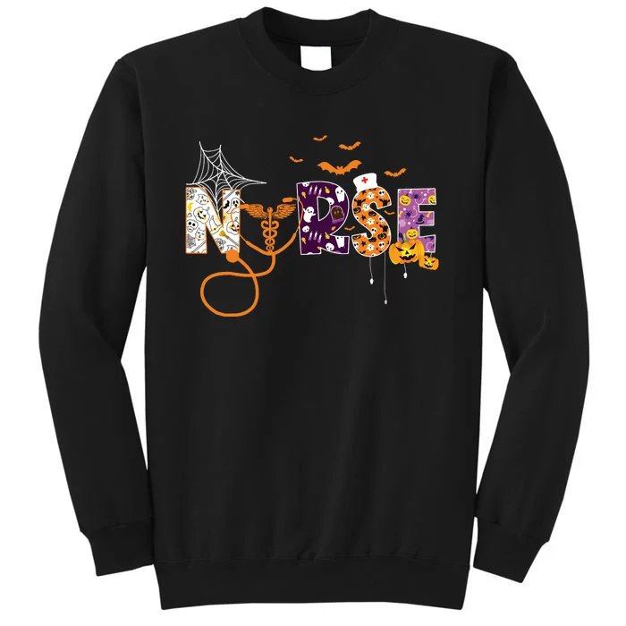 Emergency Nurse Er Nurse Halloween Spooky Season Nursing Sweatshirt