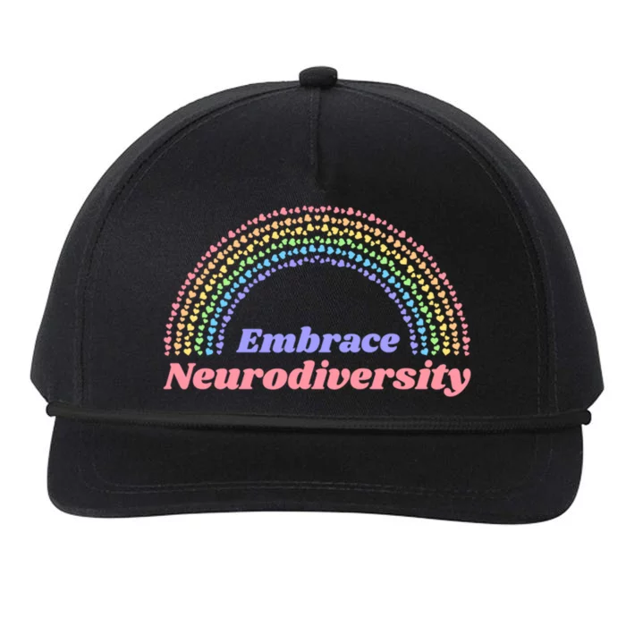 Embrace Neurodiversity Snapback Five-Panel Rope Hat