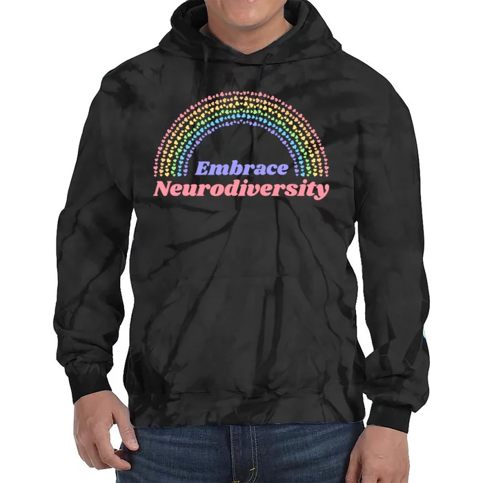 Embrace Neurodiversity Tie Dye Hoodie