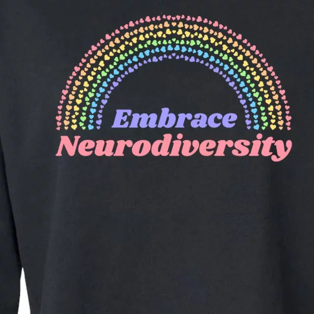 Embrace Neurodiversity Cropped Pullover Crew