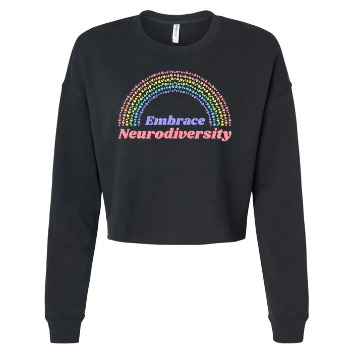 Embrace Neurodiversity Cropped Pullover Crew