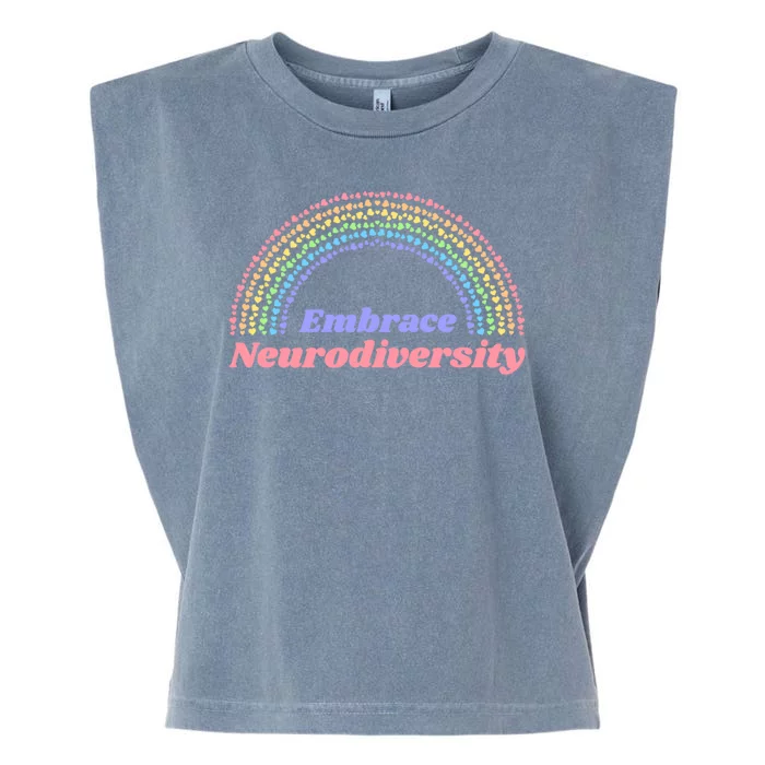 Embrace Neurodiversity Garment-Dyed Women's Muscle Tee