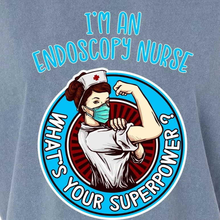 Endoscopy Nurse Funny Gift Nursing Gift Garment-Dyed Women's Muscle Tee