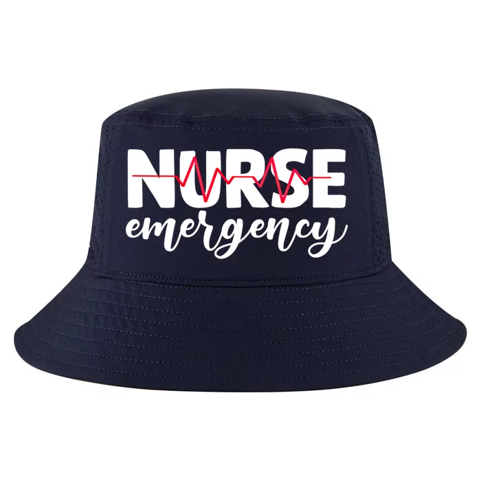 Emergency Nurse Funny Er Nursing School Gift Cool Comfort Performance Bucket Hat