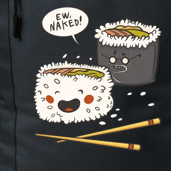 Ew Naked Funny Sushi Daily Commute Backpack