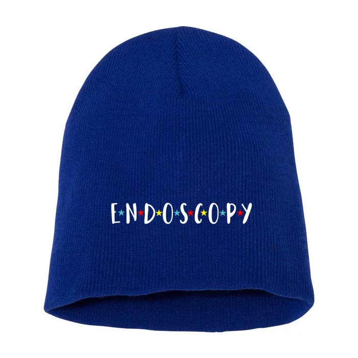 Endoscopy Nurse Funny Gastroenterology Appreciation Cute Gift Short Acrylic Beanie